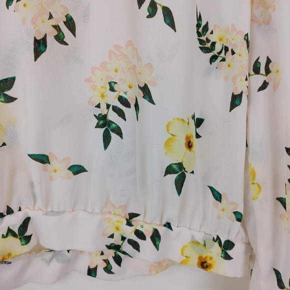 ARDENE | Sheer Floral Long Sleeve Blouse - Picture 11 of 12